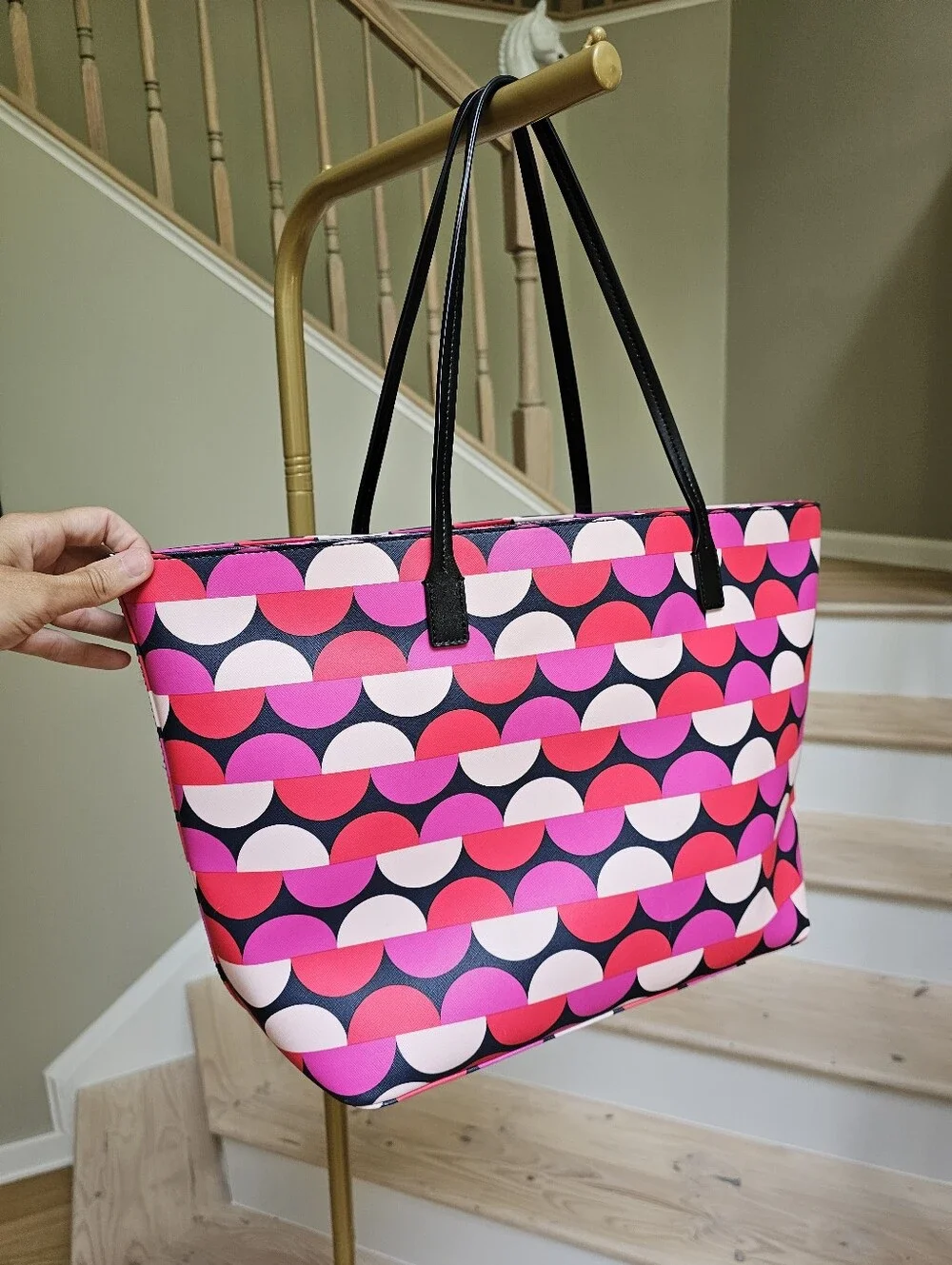 KATE SPADE Shore Street Margareta Pink Vivid Snapdragon Bag Weekender Tote